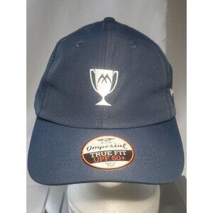 Imperial True Fit UPF 50+ Baseball Cap Hat 1916 OSFA Navy Blue Adjustable